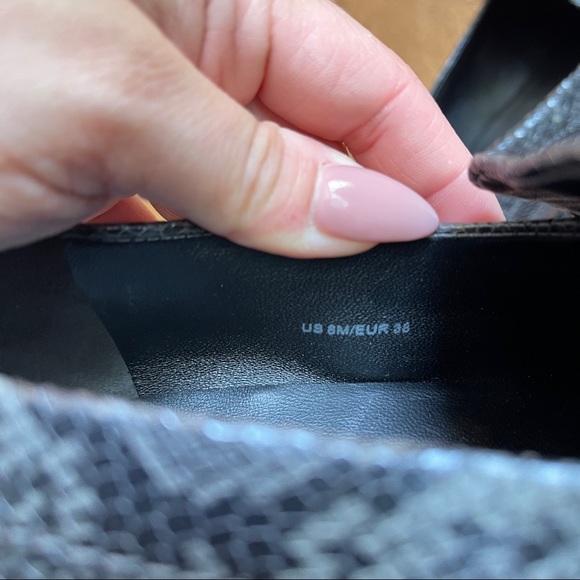 Vince Zeta Snakeskin Embossed Platform Loafer - Picture 9 of 9